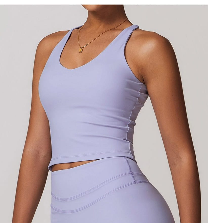 Cross Back Tank Top