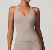Cross Back Tank Top